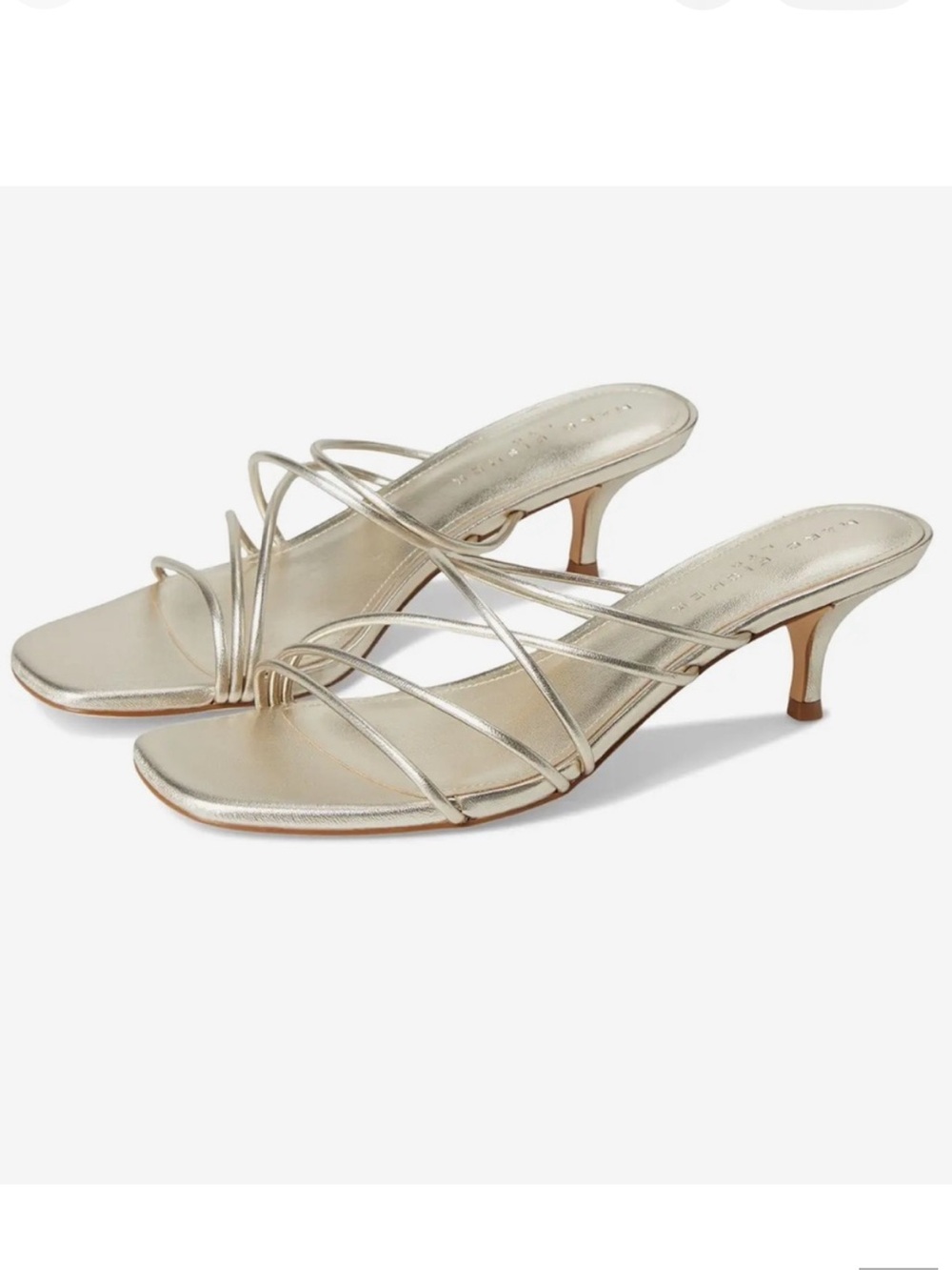 Mark Fisher banna strappy kitten heels